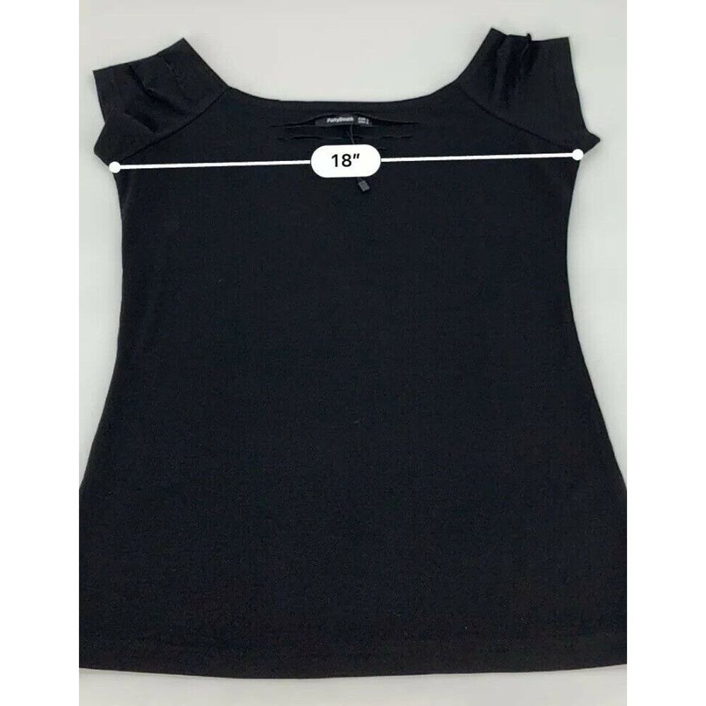 New Patty Boutik Women's Shirt Top Scoop Neck Short Sleeve Casual Size Large - Picture 4 of 4